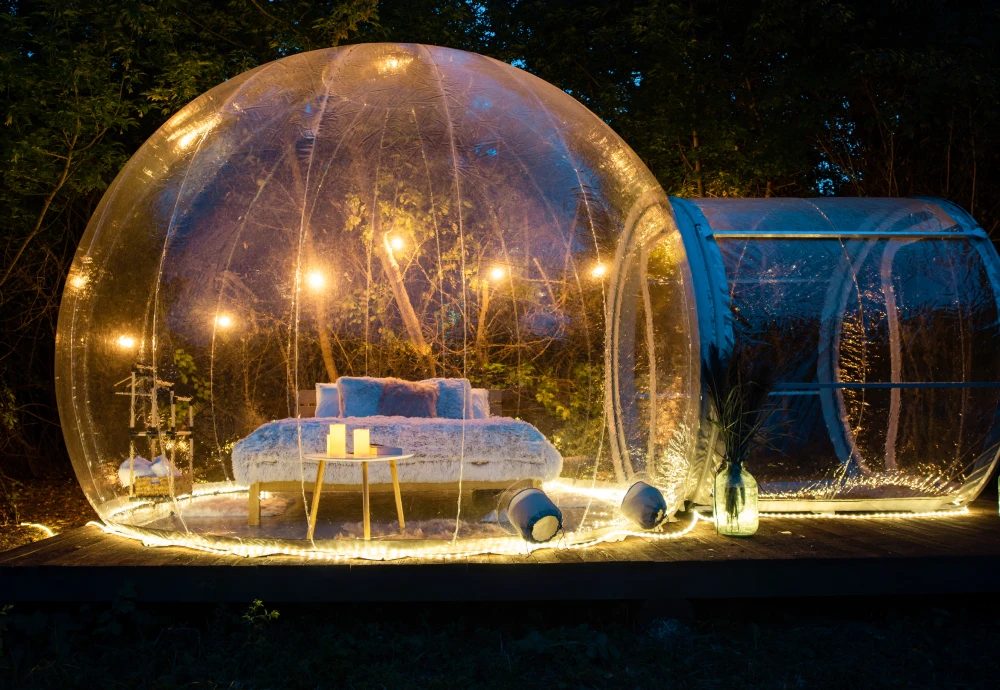 crystal bubble tent